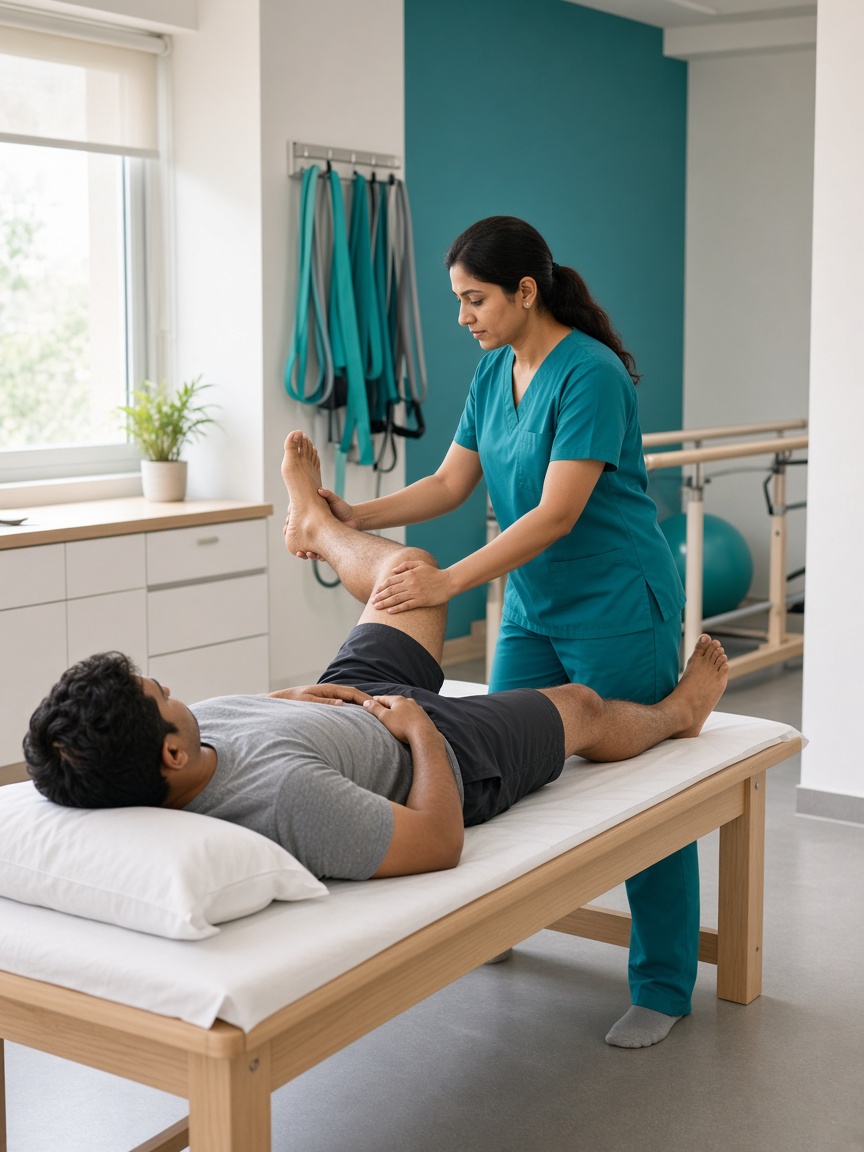 Physiotherapy session at GetAlive Healthcare